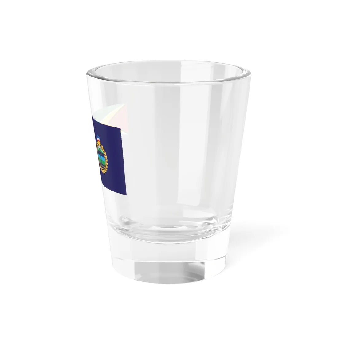 GDF Coast Guard flag variant (Guyana) Shot Glass 1.5oz - Go Mug Yourself