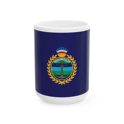 GDF Coast Guard (Guyana) White Coffee Mug 15oz - Go Mug Yourself