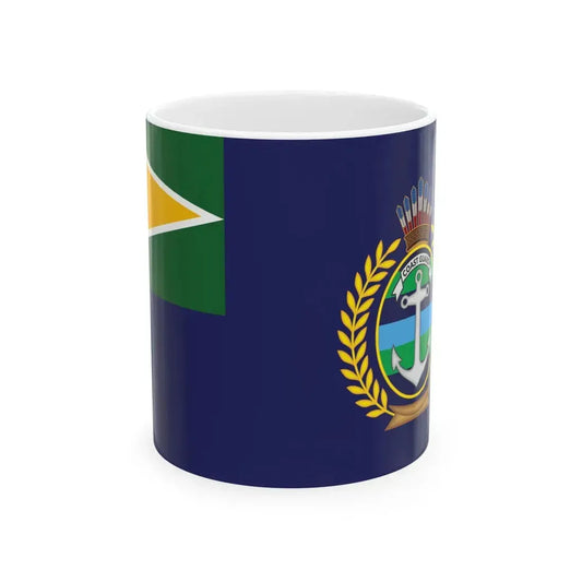 GDF Coast Guard variant (Guyana) White Coffee Mug 11oz - Go Mug Yourself