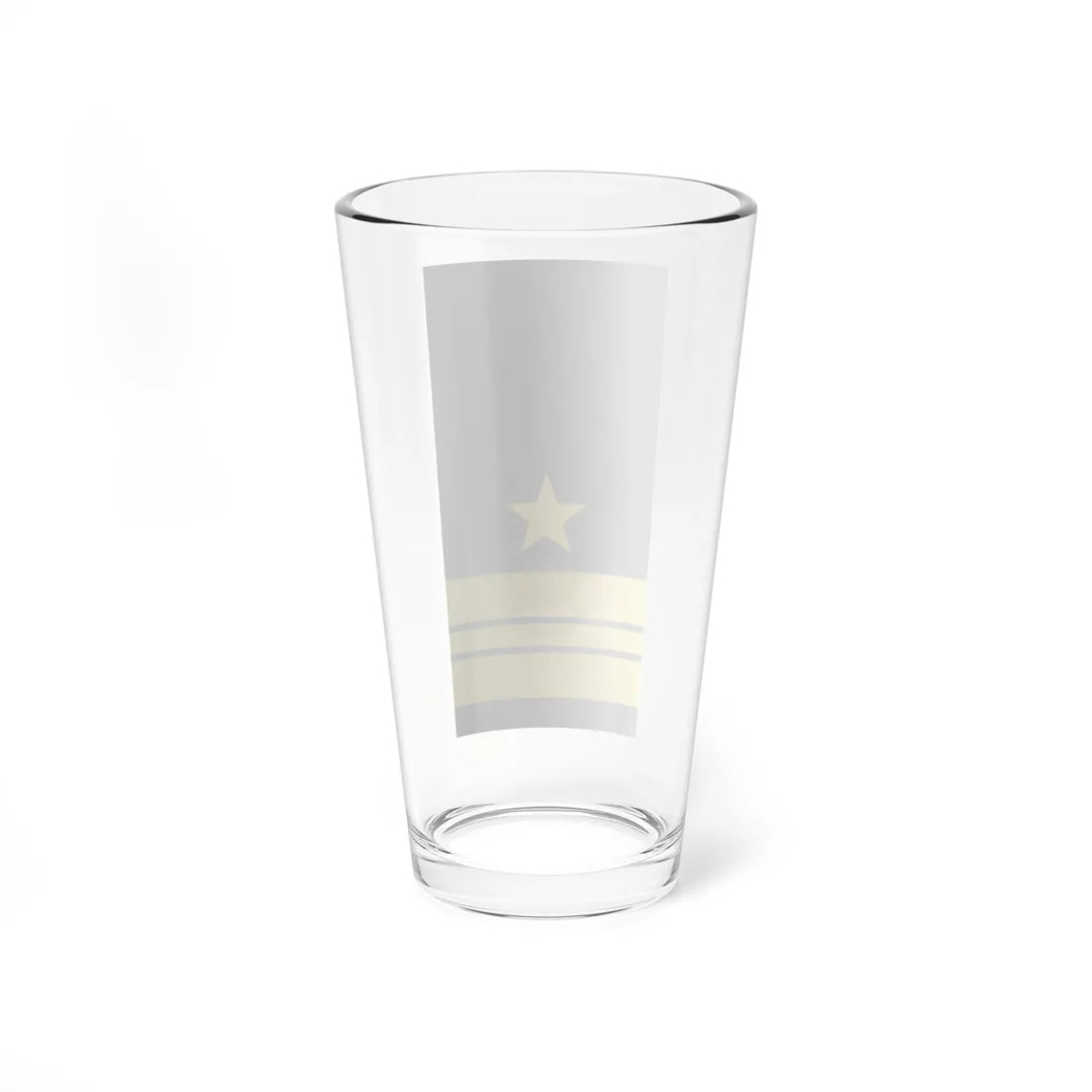 GE NAVY OF 2a KptLt (Military Rank) Pint Glass 16oz - Go Mug Yourself