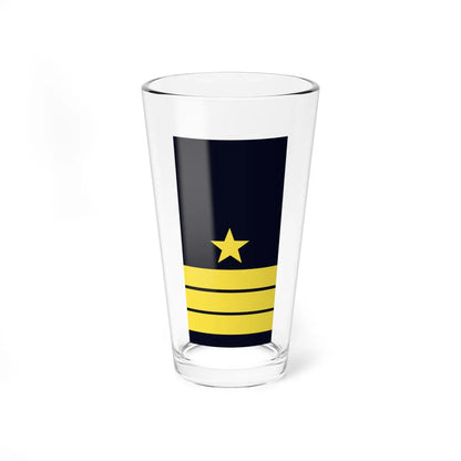 GE NAVY OF 3 KKpt (Military Rank) Pint Glass 16oz 16oz - Go Mug Yourself