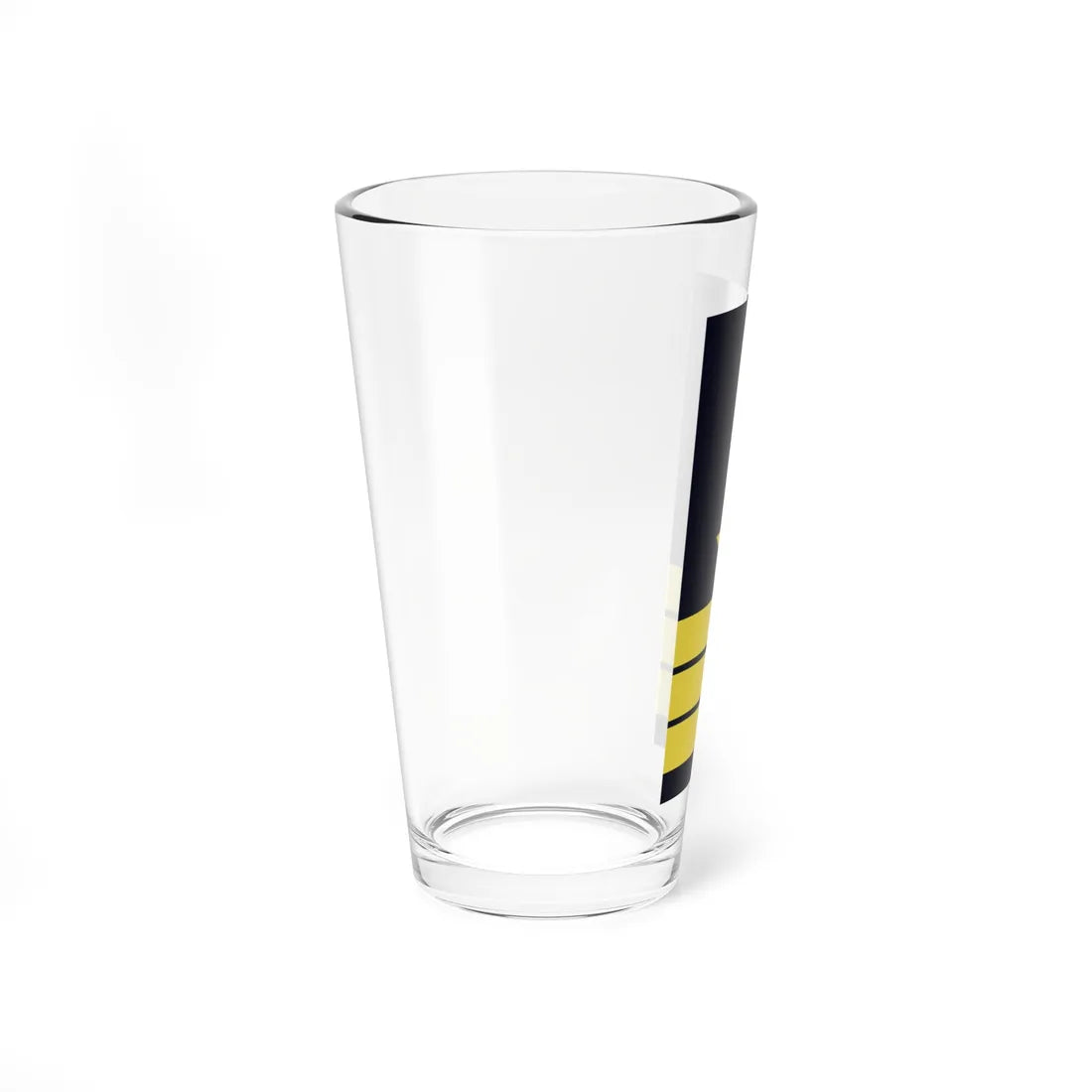 GE NAVY OF 3 KKpt (Military Rank) Pint Glass 16oz - Go Mug Yourself
