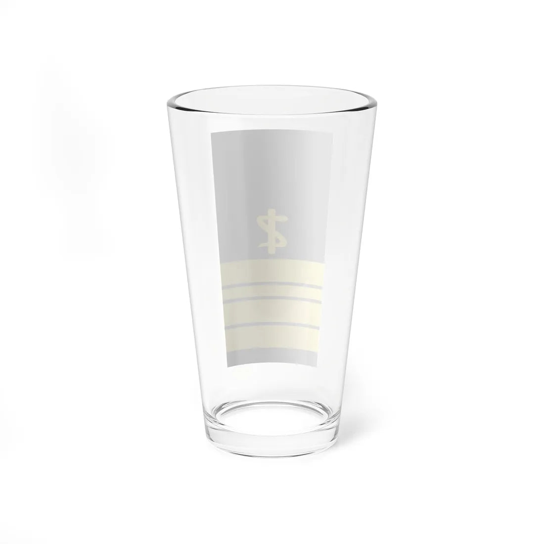 GE NAVY OF 4dent FltlArzt (Military Rank) Pint Glass 16oz - Go Mug Yourself