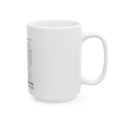 GE Refrigerator ad, Ladies' Home Journal, September 1927 - White Coffee Mug - Go Mug Yourself