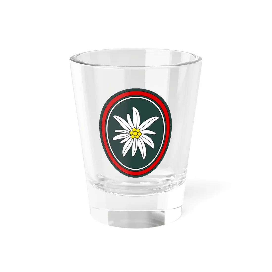 Gebirgsjägerbrigade 23 Bundeswehr (Germany) (Coat of Arms) Shot Glass 1.5oz 1.5oz - Go Mug Yourself