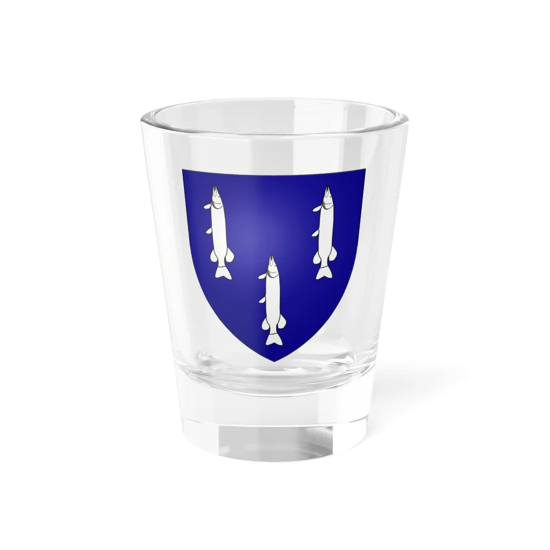 Ged of that Ilk Arms (Scotland) (Coat of Arms) Shot Glass 1.5oz 1.5oz - Go Mug Yourself