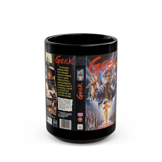 GEEK (VHS COVER) - Black Coffee Mug 15oz - Go Mug Yourself