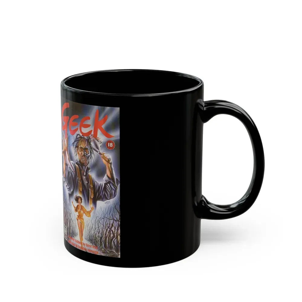 GEEK (VHS COVER) - Black Coffee Mug - Go Mug Yourself