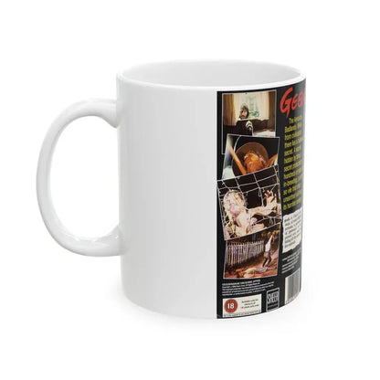 GEEK (VHS COVER) - White Coffee Mug - Go Mug Yourself