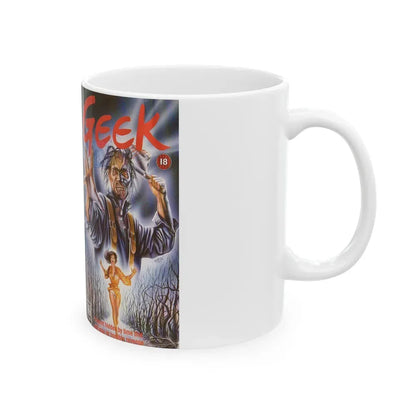 GEEK (VHS COVER) - White Coffee Mug - Go Mug Yourself