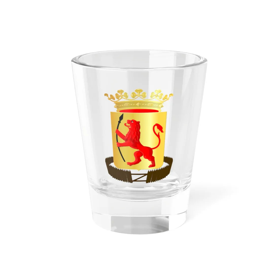Geertruidenberg wapen (Netherlands) (Coat of Arms) Shot Glass 1.5oz 1.5oz - Go Mug Yourself