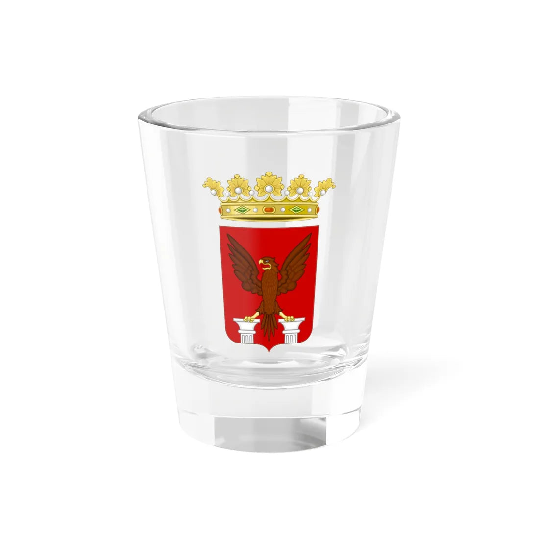 Gela-Stemma (Italy) (Coat of Arms) Shot Glass 1.5oz 1.5oz - Go Mug Yourself