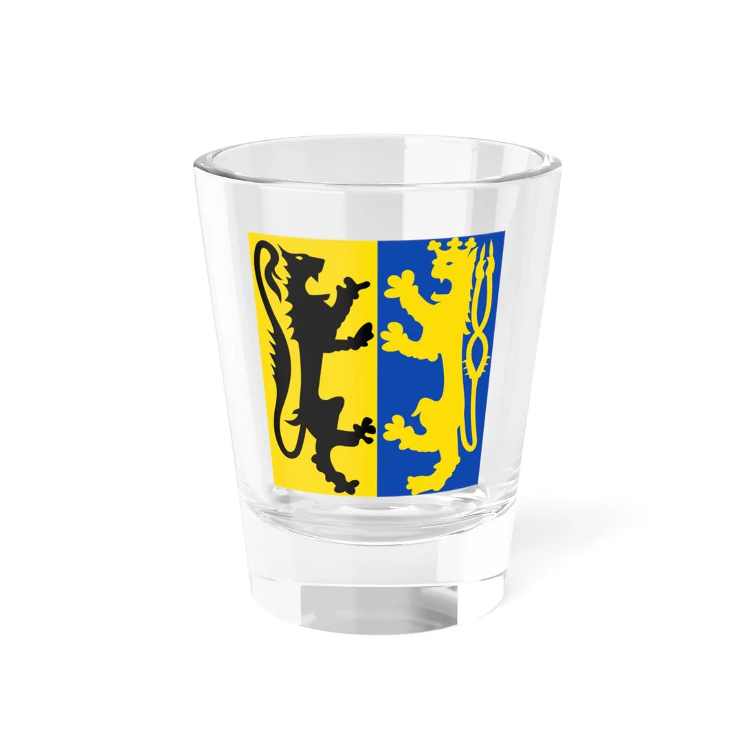 Gelre banier Dikke Tinne Hattem (Netherlands) Shot Glass 1.5oz 1.5oz - Go Mug Yourself