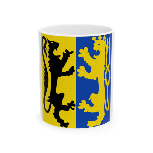 Gelre banier Dikke Tinne Hattem (Netherlands) White Coffee Mug-11oz-Go Mug Yourself