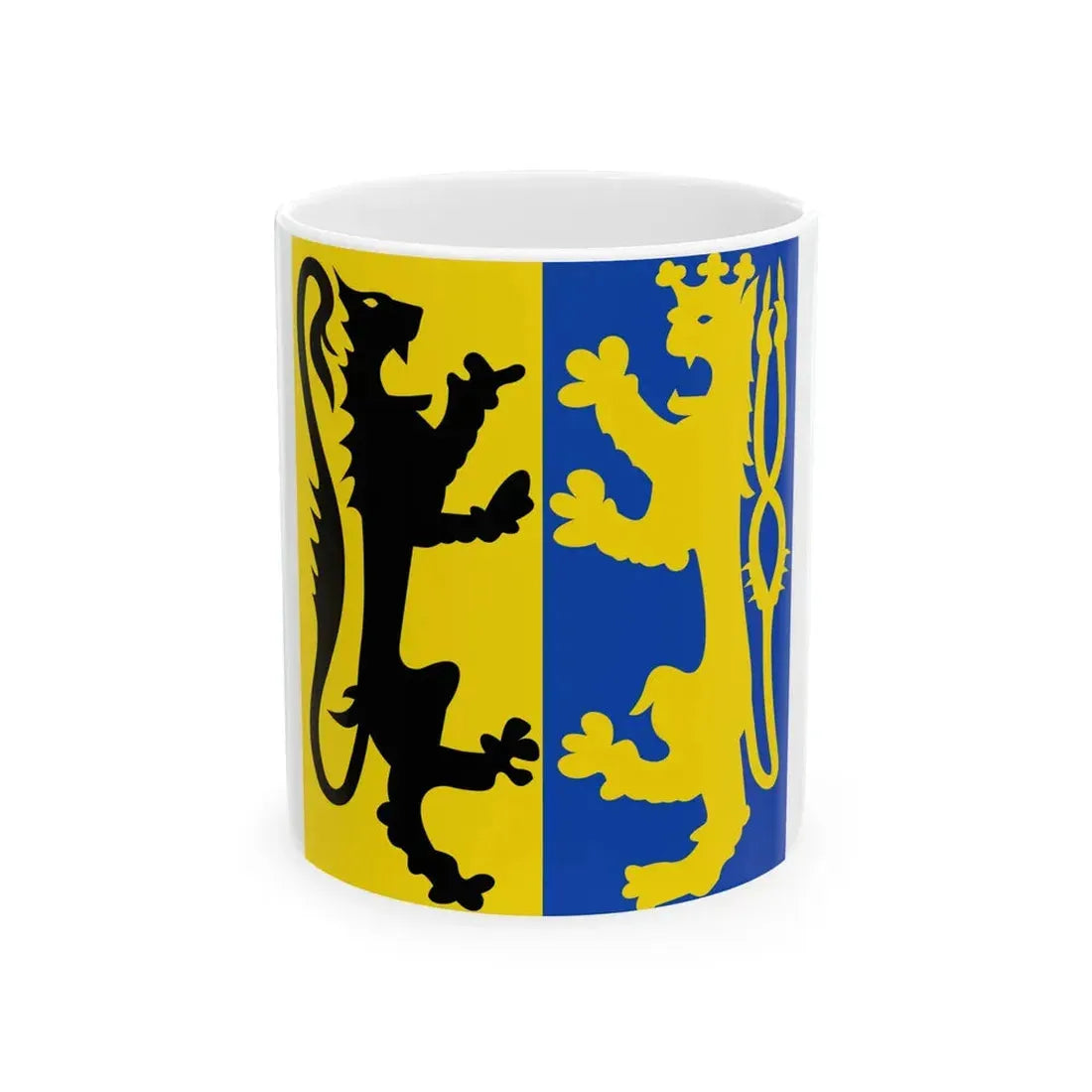 Gelre banier Dikke Tinne Hattem (Netherlands) White Coffee Mug 11oz - Go Mug Yourself