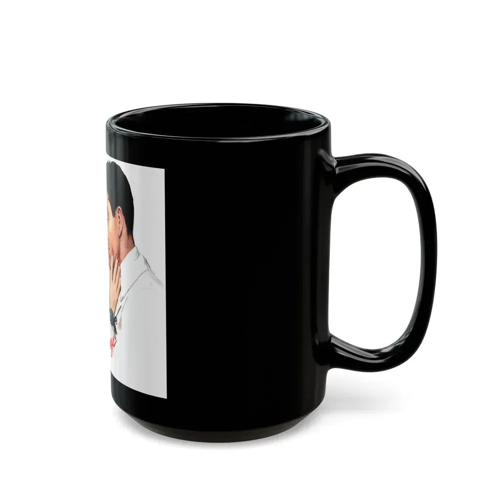 Geltleman George, Collier's, August 14, 1948 - Black Coffee Mug - Go Mug Yourself