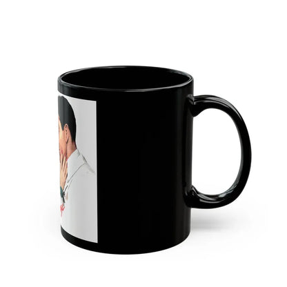 Geltleman George, Collier's, August 14, 1948 - Black Coffee Mug - Go Mug Yourself