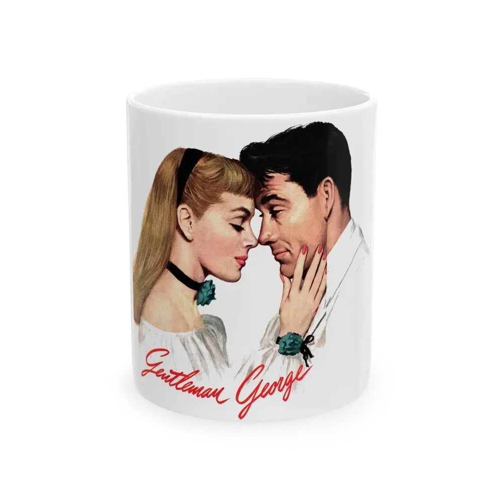 Geltleman George, Collier's, August 14, 1948 - White Coffee Mug 11oz - Go Mug Yourself