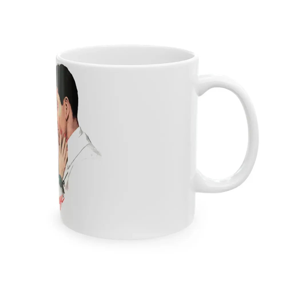 Geltleman George, Collier's, August 14, 1948 - White Coffee Mug - Go Mug Yourself