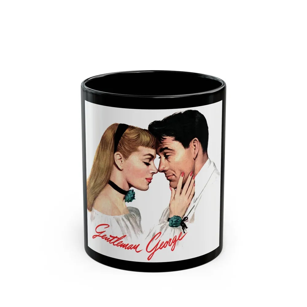 Geltleman George, Collier's, August 14, 1948 - Black Coffee Mug-11oz-Go Mug Yourself