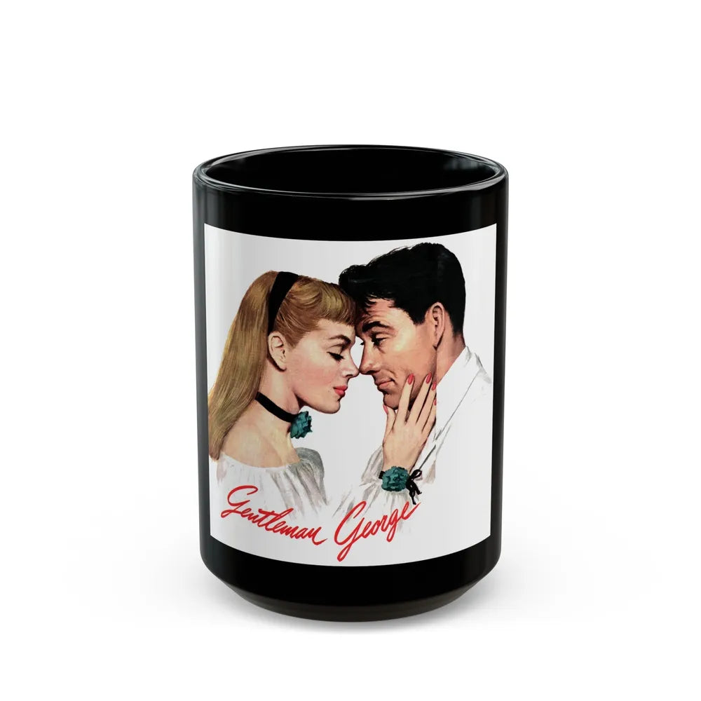 Geltleman George, Collier's, August 14, 1948 - Black Coffee Mug-15oz-Go Mug Yourself