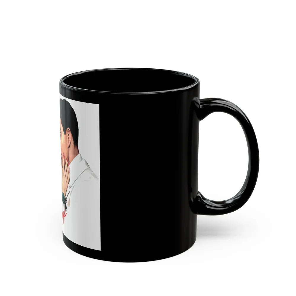 Geltleman George, Collier's, August 14, 1948 - Black Coffee Mug-Go Mug Yourself