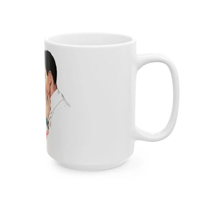 Geltleman George, Collier's, August 14, 1948 - White Coffee Mug-Go Mug Yourself