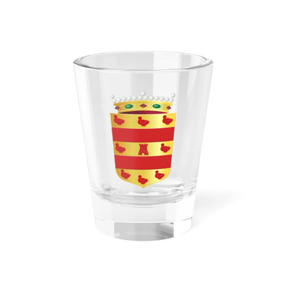 Gemeentewapen van Land van Cuijk (Netherlands) (Coat of Arms) Shot Glass 1.5oz 1.5oz - Go Mug Yourself