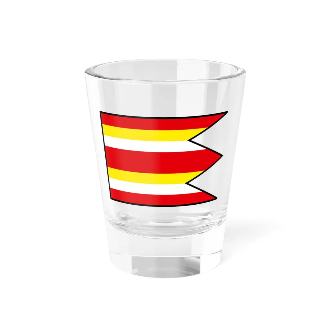 Gemerske Teplice Revuca Flag (Slovakia) Shot Glass 1.5oz 1.5oz - Go Mug Yourself