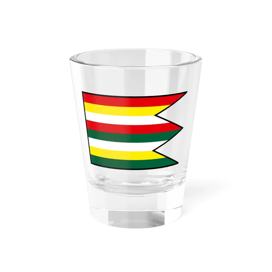 Gemersky Jablonec Rimavska Sobota Flag (Slovakia) Shot Glass 1.5oz 1.5oz - Go Mug Yourself