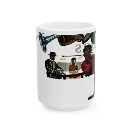 Gems from Garcia, Collier's, March 12, 1949 - White Coffee Mug 15oz - Go Mug Yourself