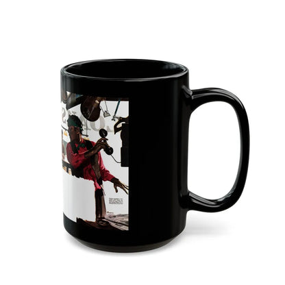 Gems from Garcia, Collier's, March 12, 1949 - Black Coffee Mug-Go Mug Yourself