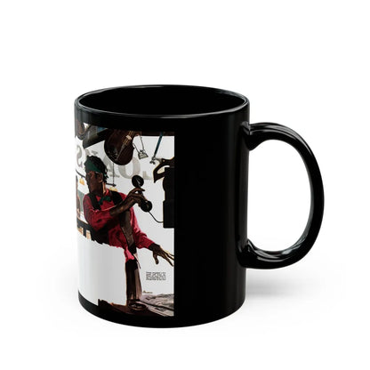 Gems from Garcia, Collier's, March 12, 1949 - Black Coffee Mug-Go Mug Yourself