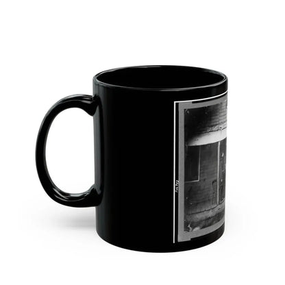 Gen. Alexander Mccook And Staff Posed On Porch Near Washington, D.C. (U.S. Civil War) Black Coffee Mug - Go Mug Yourself