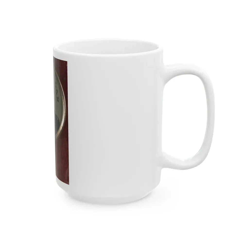 Gen. George Mcclellan Campaign Button For 1864 Presidential Election (U.S. Civil War) White Coffee Mug - Go Mug Yourself