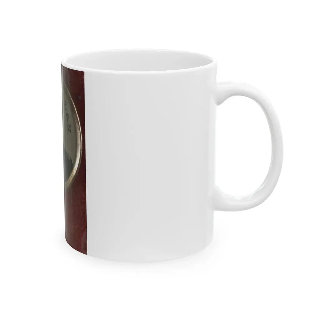Gen. George Mcclellan Campaign Button For 1864 Presidential Election (U.S. Civil War) White Coffee Mug - Go Mug Yourself
