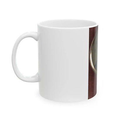 Gen. George Mcclellan Campaign Button For 1864 Presidential Election (U.S. Civil War) White Coffee Mug - Go Mug Yourself