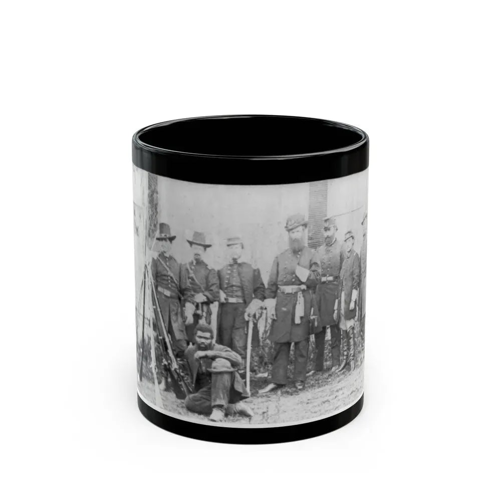 Gen'l. John W. Geary And Staff - Taken At Harper's Ferry (U.S. Civil War) Black Coffee Mug 11oz - Go Mug Yourself