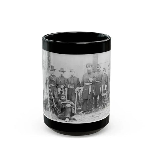 Gen'l. John W. Geary And Staff - Taken At Harper's Ferry (U.S. Civil War) Black Coffee Mug 15oz - Go Mug Yourself