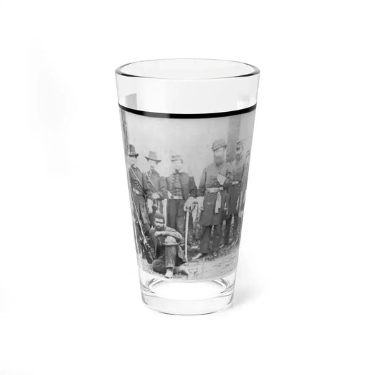 Gen'l. John W. Geary And Staff - Taken At Harper's Ferry (U.S. Civil War) Pint Glass 16oz 16oz - Go Mug Yourself