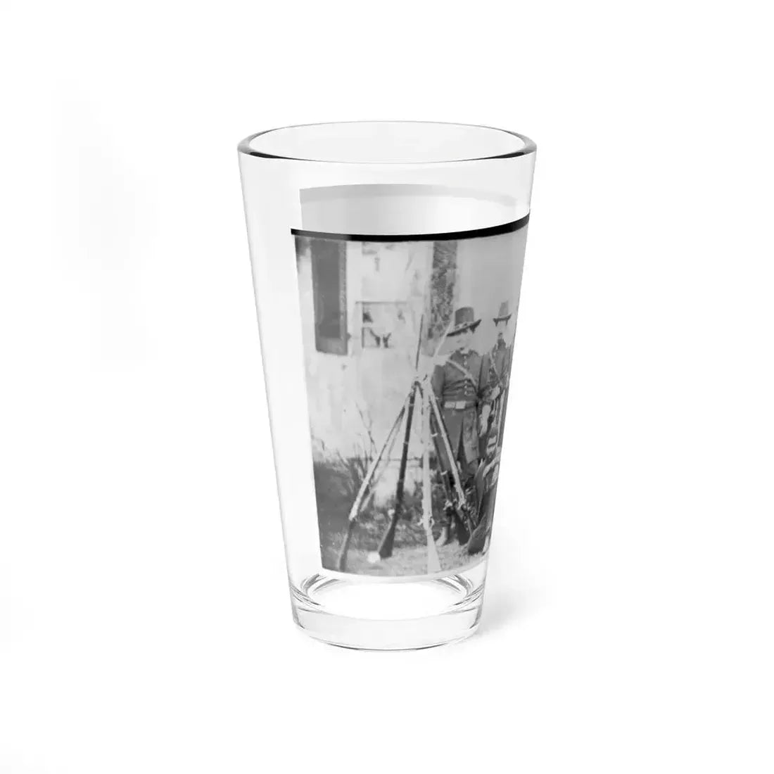 Gen'l. John W. Geary And Staff - Taken At Harper's Ferry (U.S. Civil War) Pint Glass 16oz - Go Mug Yourself