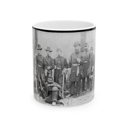 Gen'l. John W. Geary And Staff - Taken At Harper's Ferry (U.S. Civil War) White Coffee Mug 11oz - Go Mug Yourself