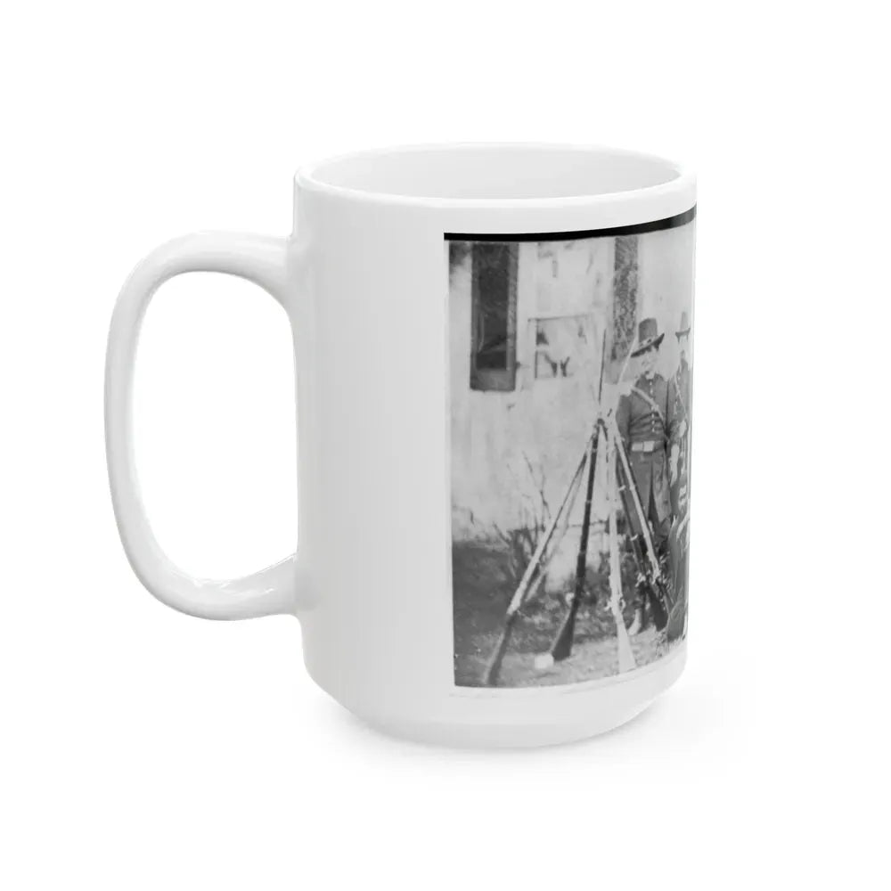 Gen'l. John W. Geary And Staff - Taken At Harper's Ferry (U.S. Civil War) White Coffee Mug - Go Mug Yourself
