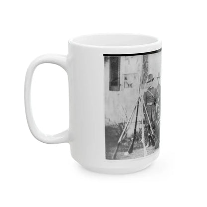 Gen'l. John W. Geary And Staff - Taken At Harper's Ferry (U.S. Civil War) White Coffee Mug - Go Mug Yourself