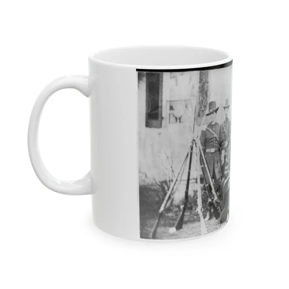Gen'l. John W. Geary And Staff - Taken At Harper's Ferry (U.S. Civil War) White Coffee Mug - Go Mug Yourself