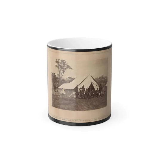 Gen. Randolph B. Marcy With Officers and Civilians at Army of the Potomac Headquarters. Antietam, Md. (U.S. Civil War) Color Changing Coffee Mug 11oz Default Title 11oz - Go Mug Yourself