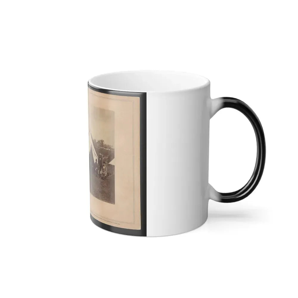 Gen. Randolph B. Marcy With Officers and Civilians at Army of the Potomac Headquarters. Antietam, Md. (U.S. Civil War) Color Changing Coffee Mug 11oz - Go Mug Yourself