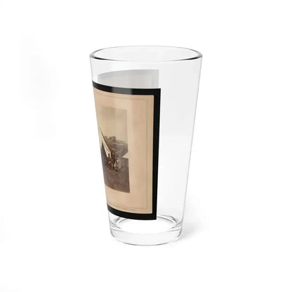 Gen. Randolph B. Marcy With Officers And Civilians At Army Of The Potomac Headquarters. Antietam, Md. (U.S. Civil War) Pint Glass 16oz - Go Mug Yourself