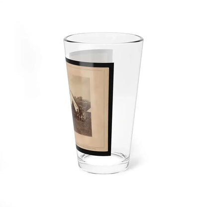 Gen. Randolph B. Marcy With Officers And Civilians At Army Of The Potomac Headquarters. Antietam, Md. (U.S. Civil War) Pint Glass 16oz - Go Mug Yourself