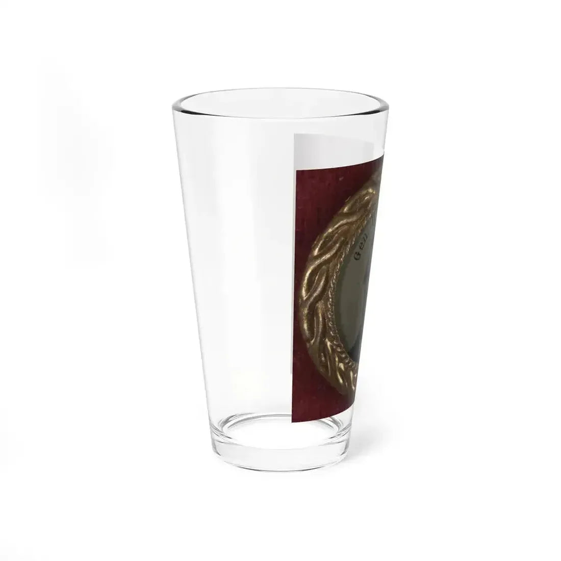 Gen. U.S. Grant Campaign Button For 1868 Presidential Election (U.S. Civil War) Pint Glass 16oz - Go Mug Yourself